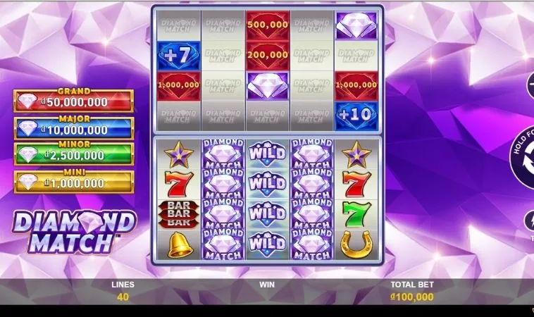 Đồ họa game Nổ Hũ Kim Cương Tại Alo88 thiết kế lấp lánh, bắt mắt