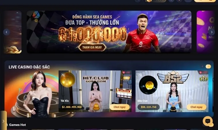 Giao diện trang chủ nhà cái ALO88