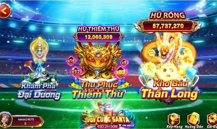 Các phòng chơi trong game Vua Bắn Cá Tại Alo88